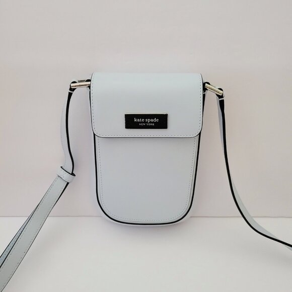 Kate Spade KB771 Sam Icon Spazzolato Leather Flap Phone Crossbody Watercolor - Picture 2 of 6